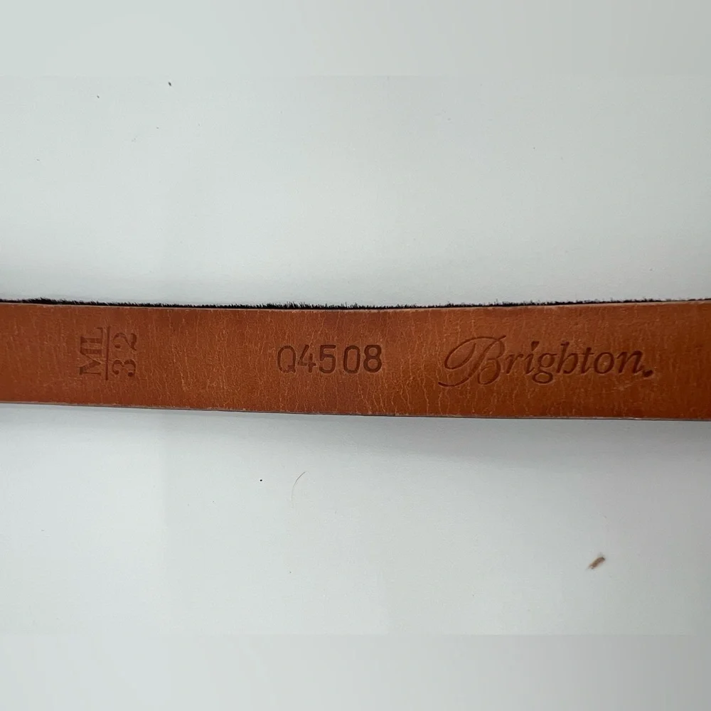 Vintage Brighton Skinny Calf Hair Belt‎ ML/32